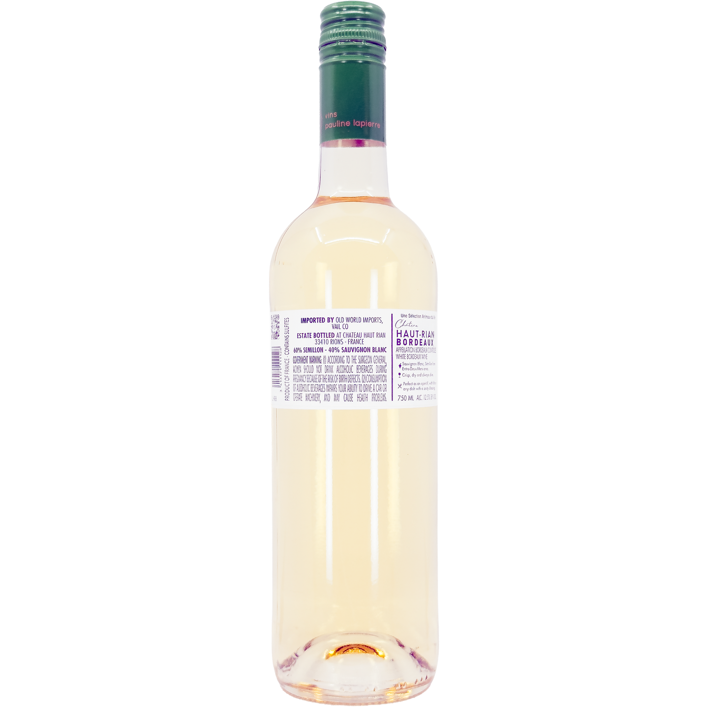 Chateau Haut Rian Blanc, Bordeaux, France