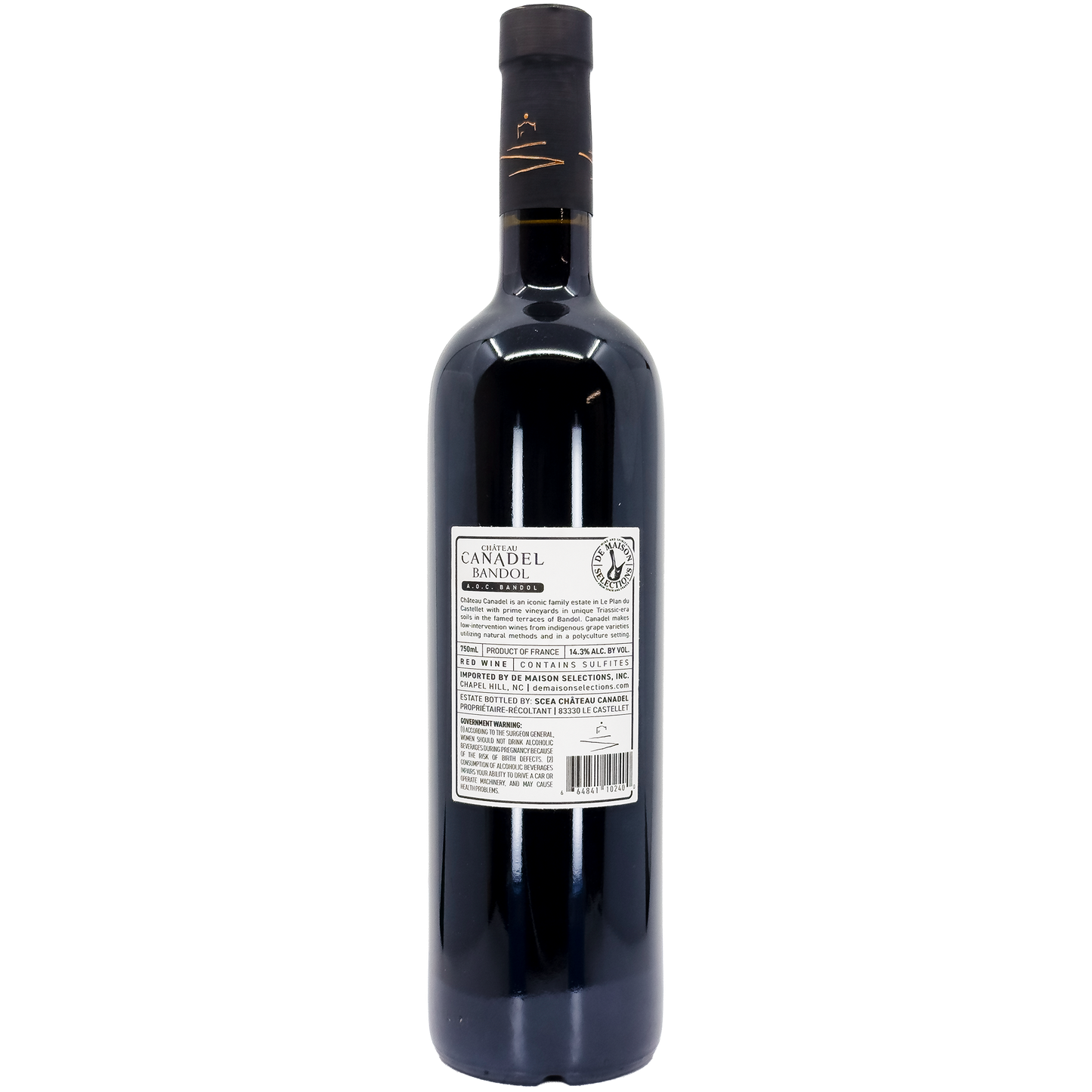 Chateau Canadel Bandol Rouge, Provence, France