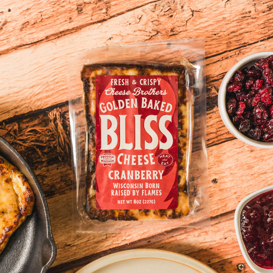 Cheese Brothers Cranberry Golden Baked Bliss Cheese, Wisconsin