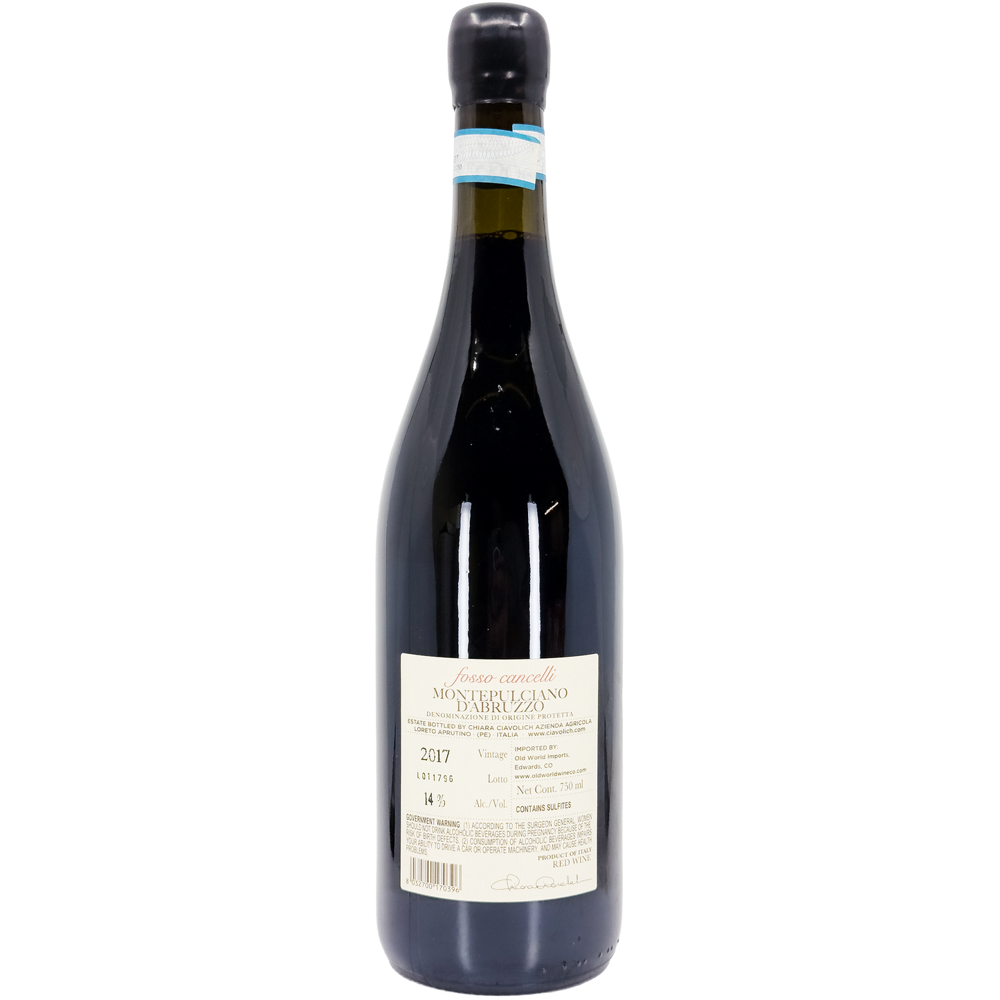 Ciavolich 'Fosso Cancelli' Montepulciano d'Abruzzo, Italy