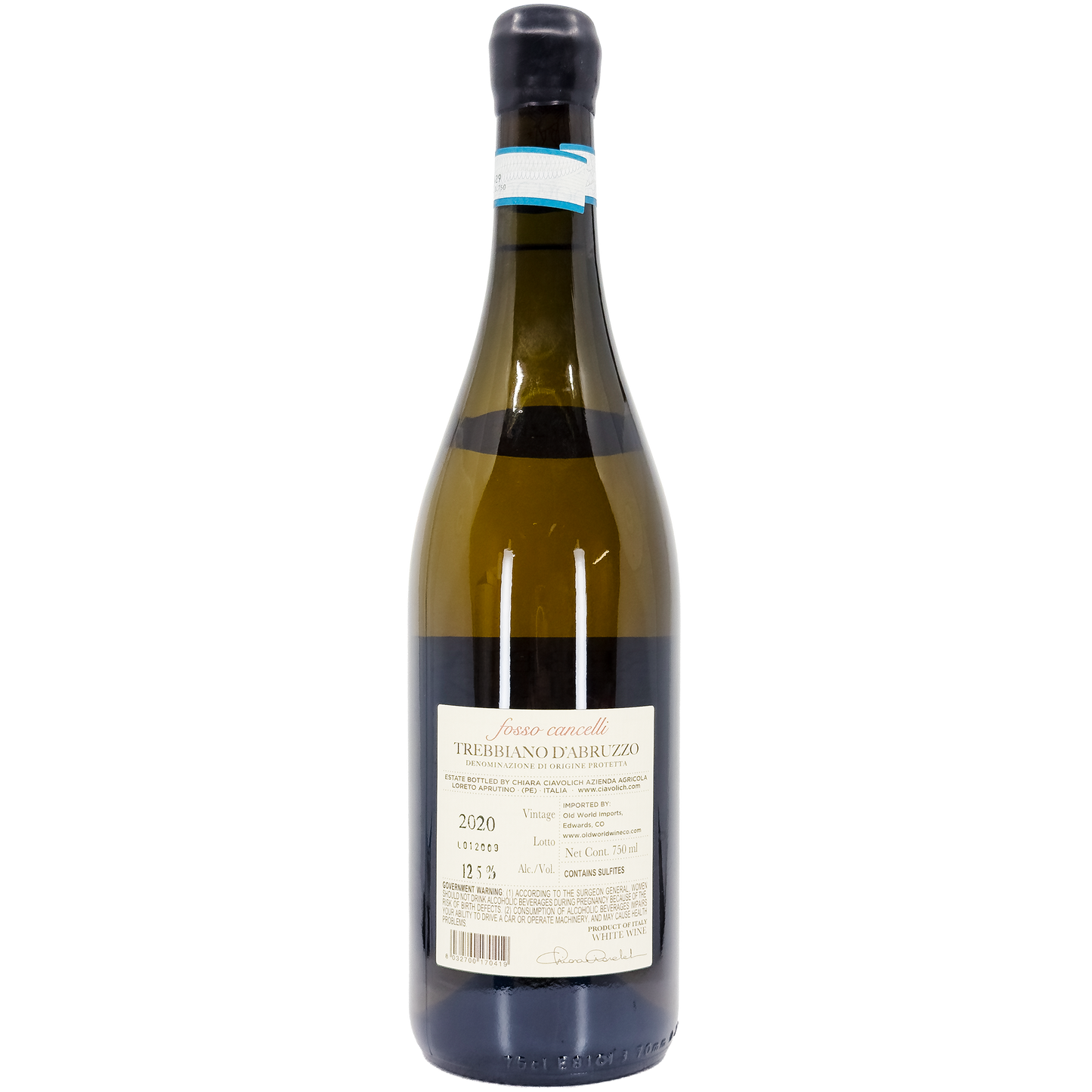 Ciavolich 'Fosso Cancelli' Trebbiano d'Abruzzo, Italy