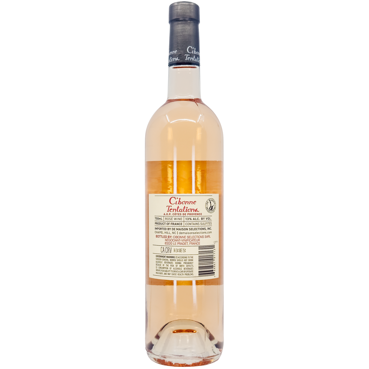 Clos Cibonne 'Tentations' Rose, Cotes de Provence, France