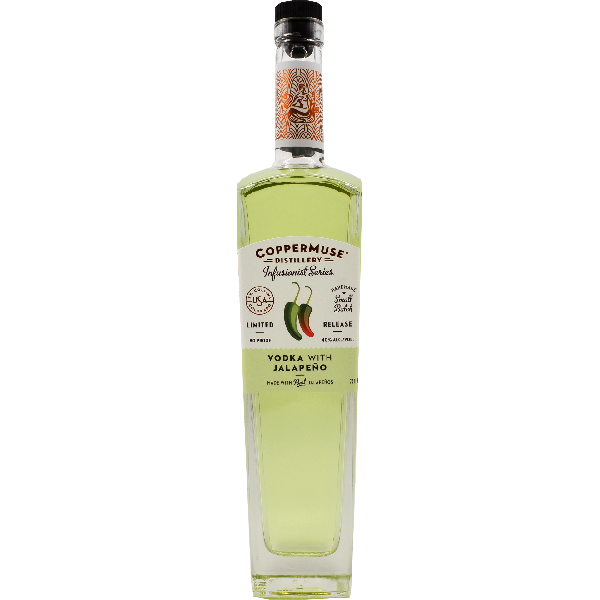 Coppermuse Distillery 'Infusionist Series' Jalapeno Vodka Coppermuse Distillery 'Infusionist Series' Jalapeno Vodka