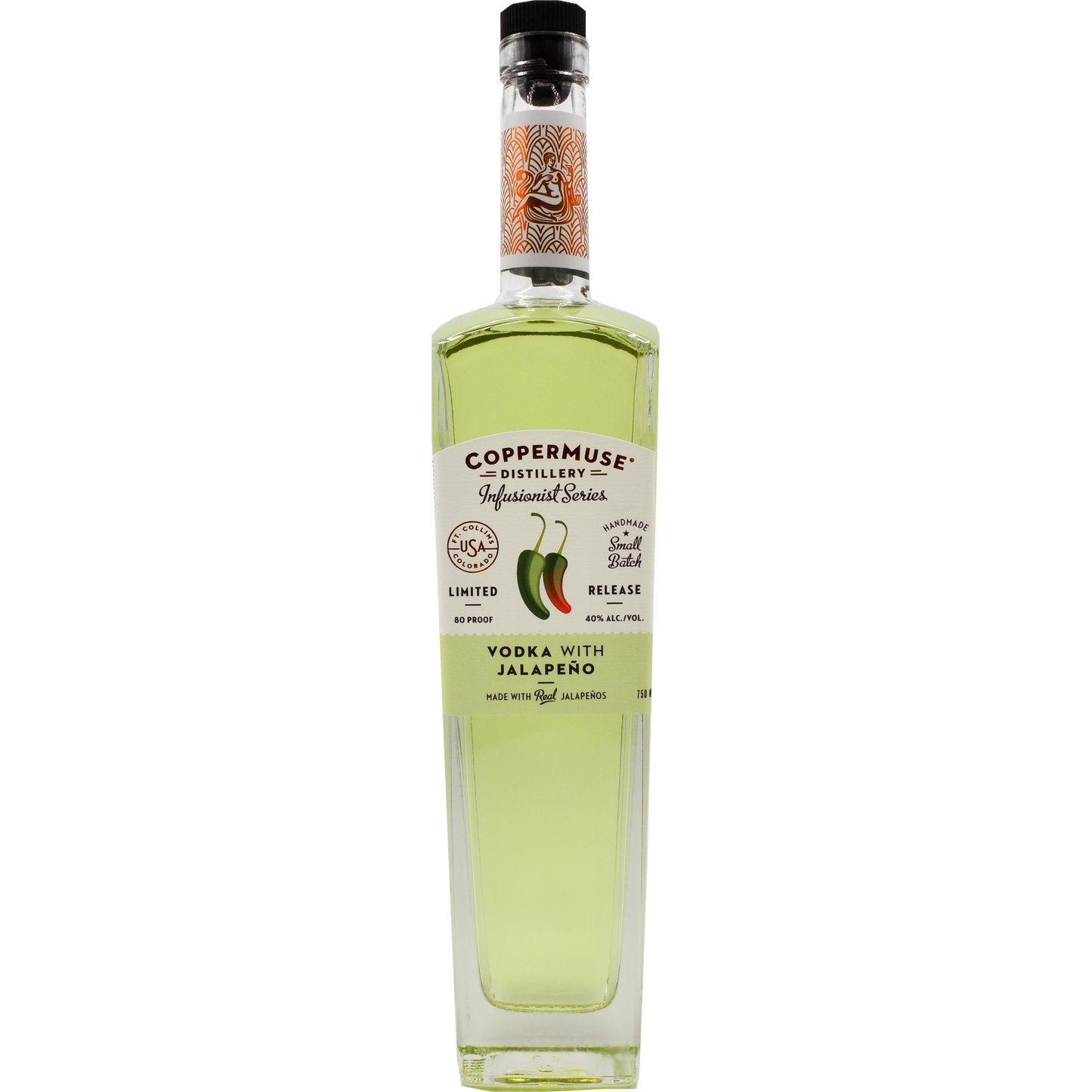Coppermuse Distillery 'Infusionist Series' Jalapeno Vodka, Colorado