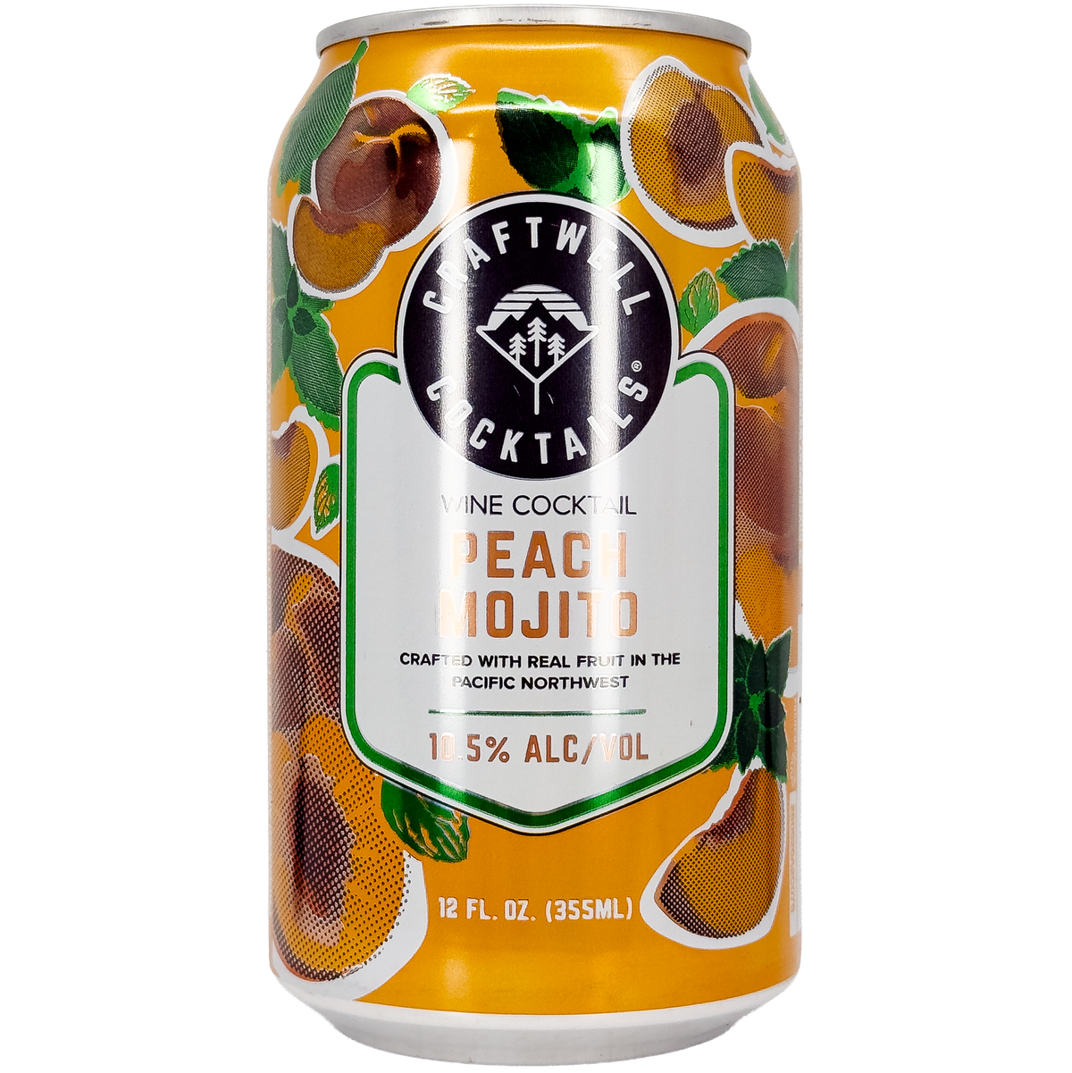 Craftwell Peach Mojito Wine Cocktail, Oregon