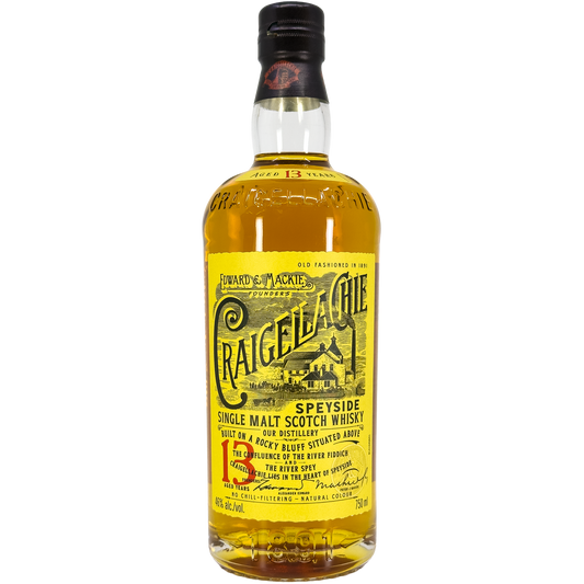 Craigellachie 13 Year Old Single Malt Scotch Whisky, Speyside, Scotland