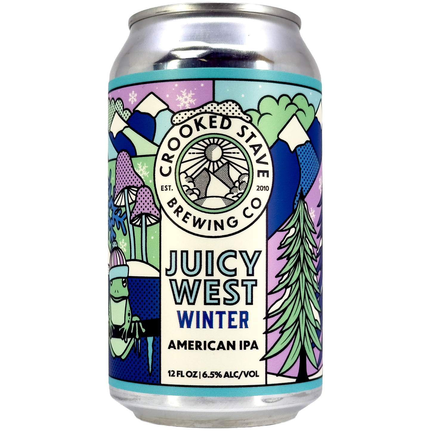 Crooked Stave Winter Juicy West IPA Beer, Colorado