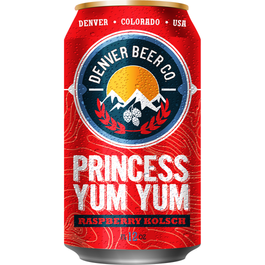 Denver Beer Co. 'Princess Yum Yum' Raspberry Kolsch Beer, Colorado