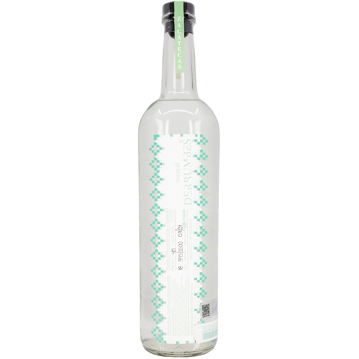 Derrumbes Zacatecas Mezcal Joven, Mexico