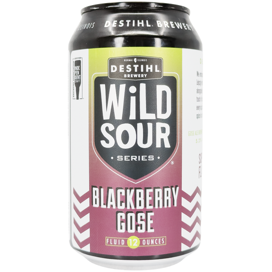 Destihl Brewery Wild Sour Series Blackberry Gose Ale Beer, Illinois