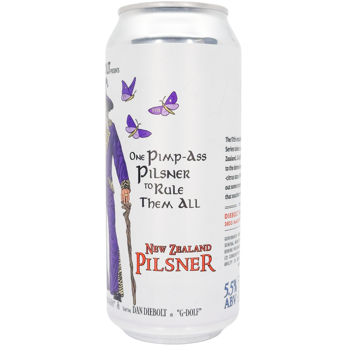 Diebolt Brewing Co. 'Made There' Single Hopped New Zealand Pilsner Beer, Colorado