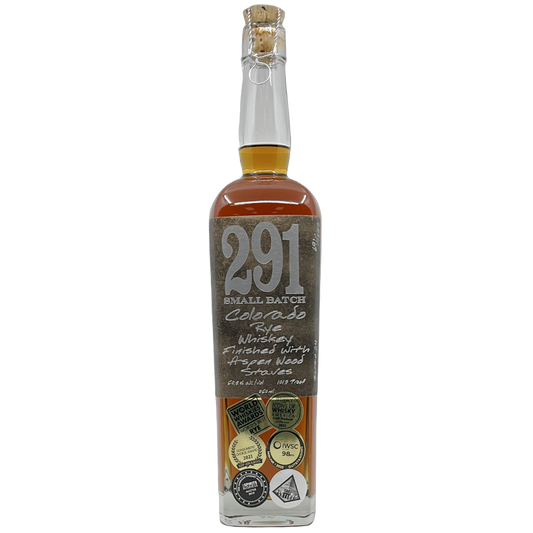 Distillery 291 Small Batch Finished with Aspen Wood Staves Colorado Rye Whiskey, Colorado