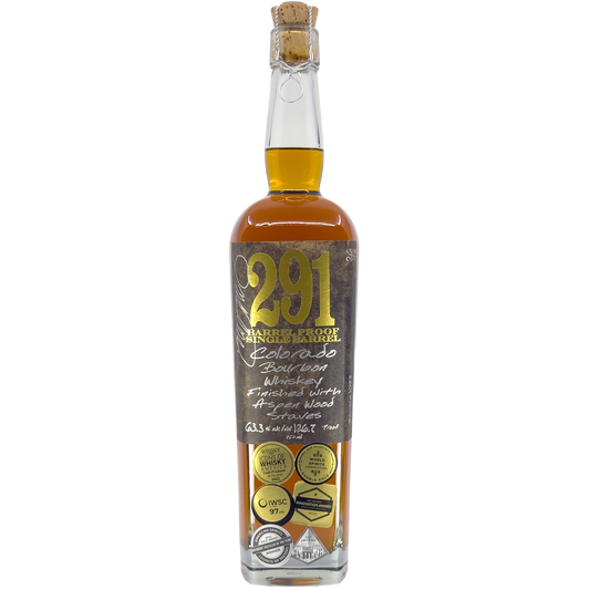 Distillery 291 Barrel Proof Colorado Bourbon Whiskey, Colorado