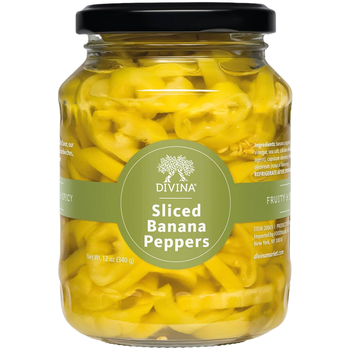 Divina Sliced Banana Peppers