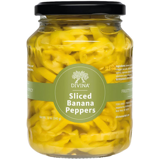 Divina Sliced Banana Peppers