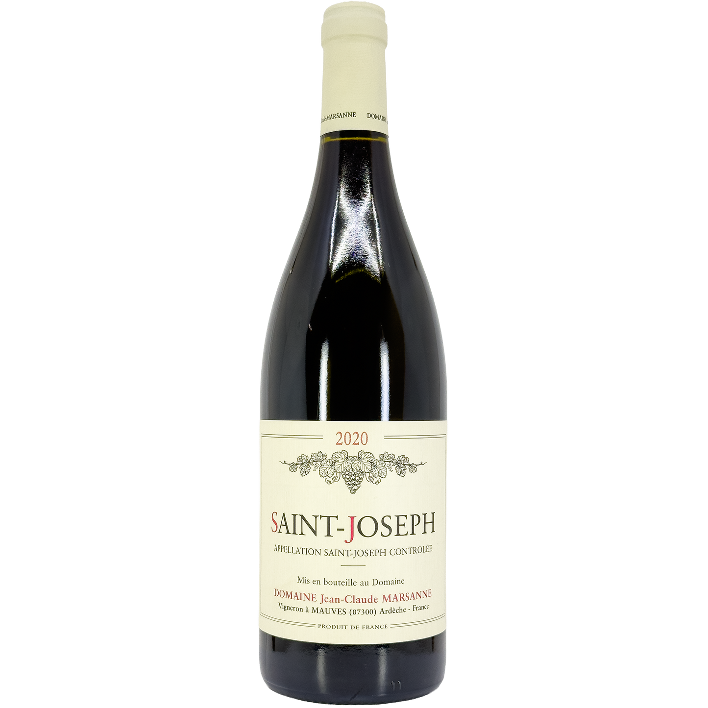 Domaine Jean-Claude Marsanne Saint-Joseph Rouge, Rhone, France