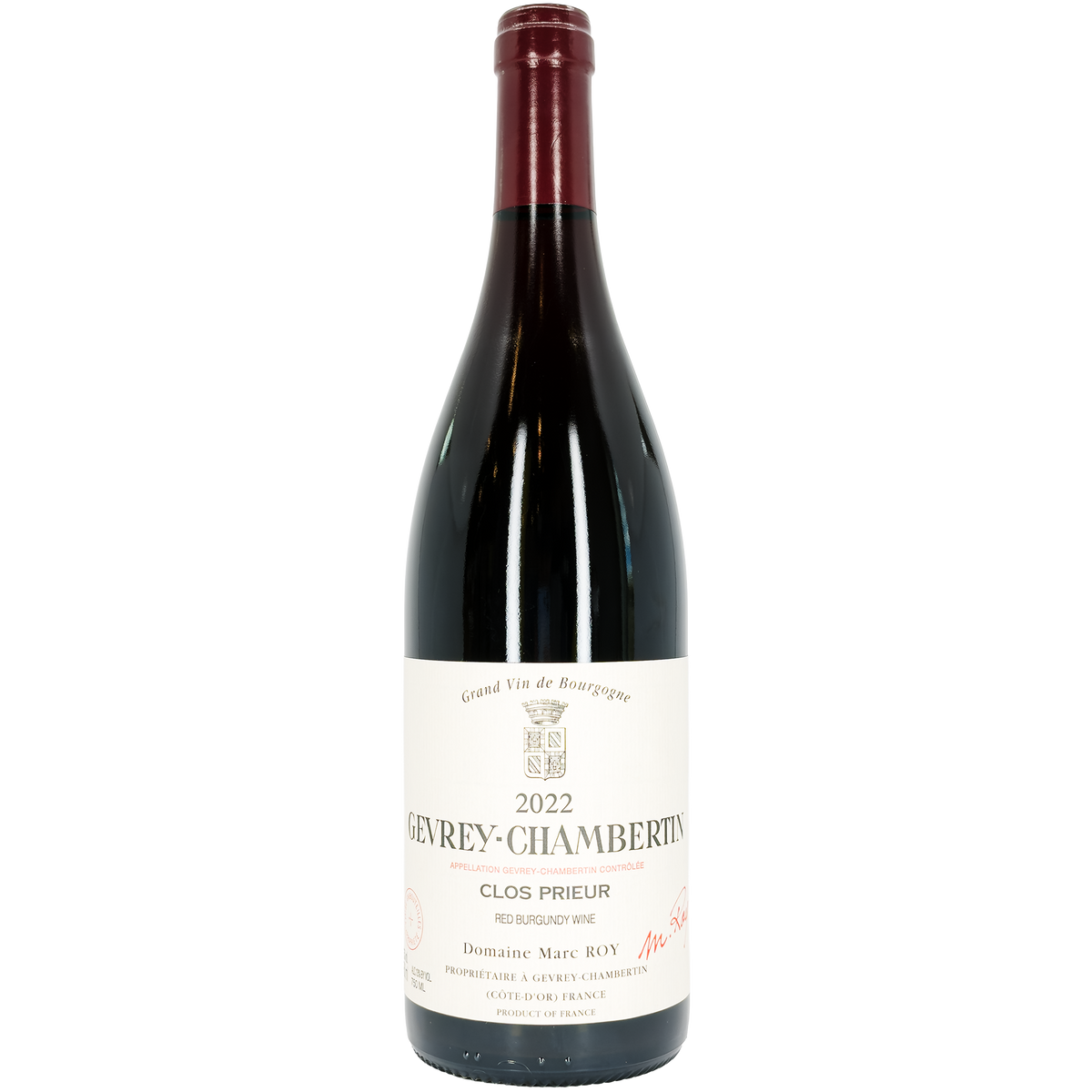 Domaine Marc Roy Clos Prieur, Gevrey-Chambertin Premier Cru, France