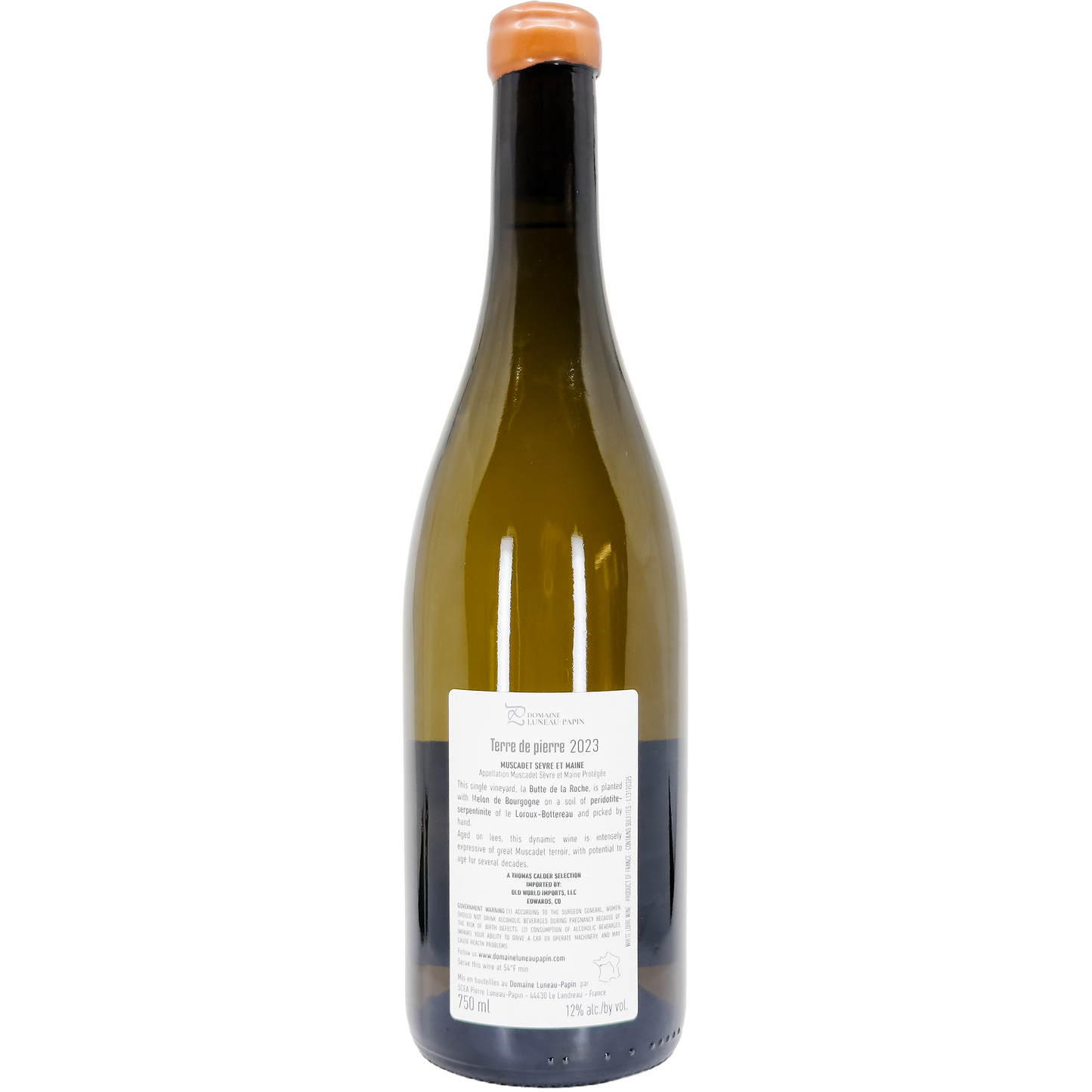 Domaine Pierre Luneau-Papin 'Terre de Pierre' Muscadet Sevre-et-Maine Sur Lie, Loire, France