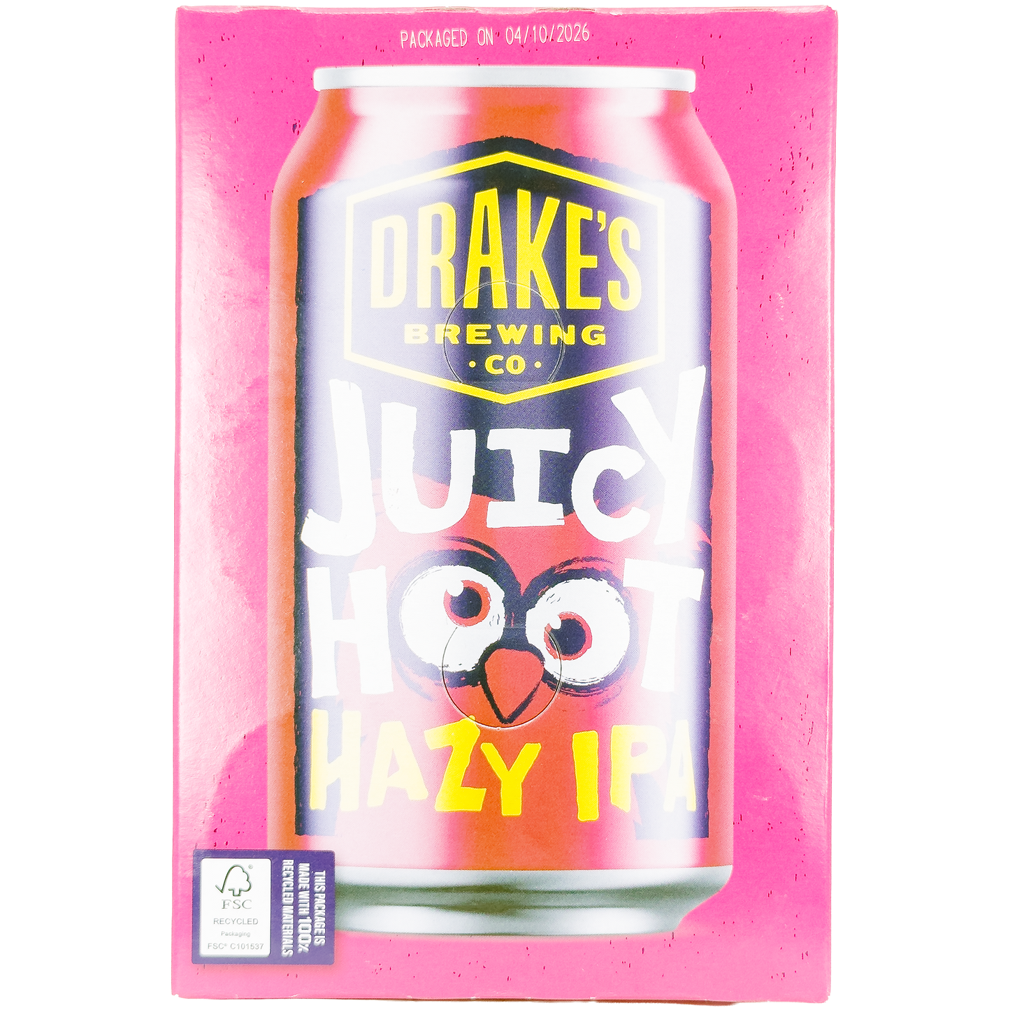 Drake's Brewing 'Juicy Hoot' Hazy IPA Beer, California