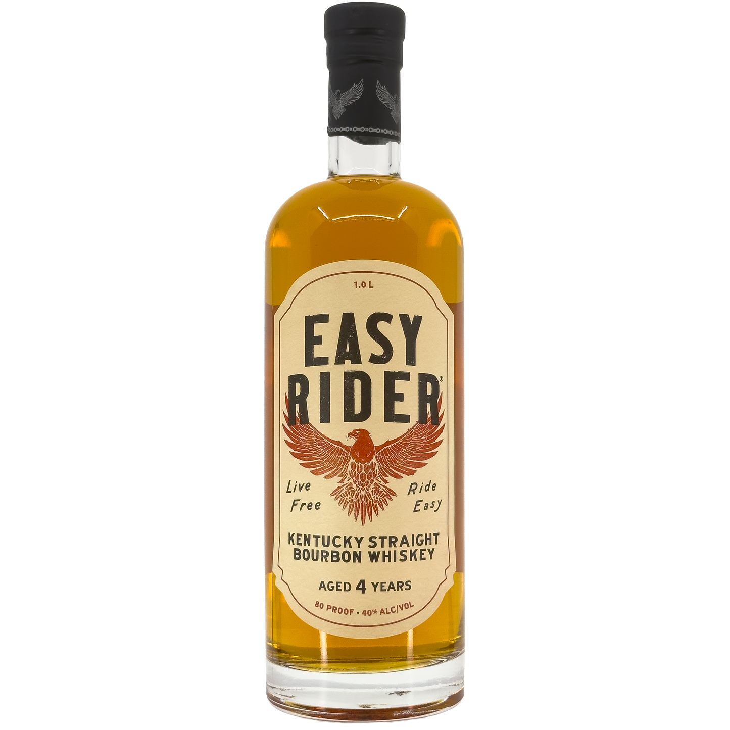 Easy Rider 4 Year Old Straight Bourbon Whiskey, Kentucky