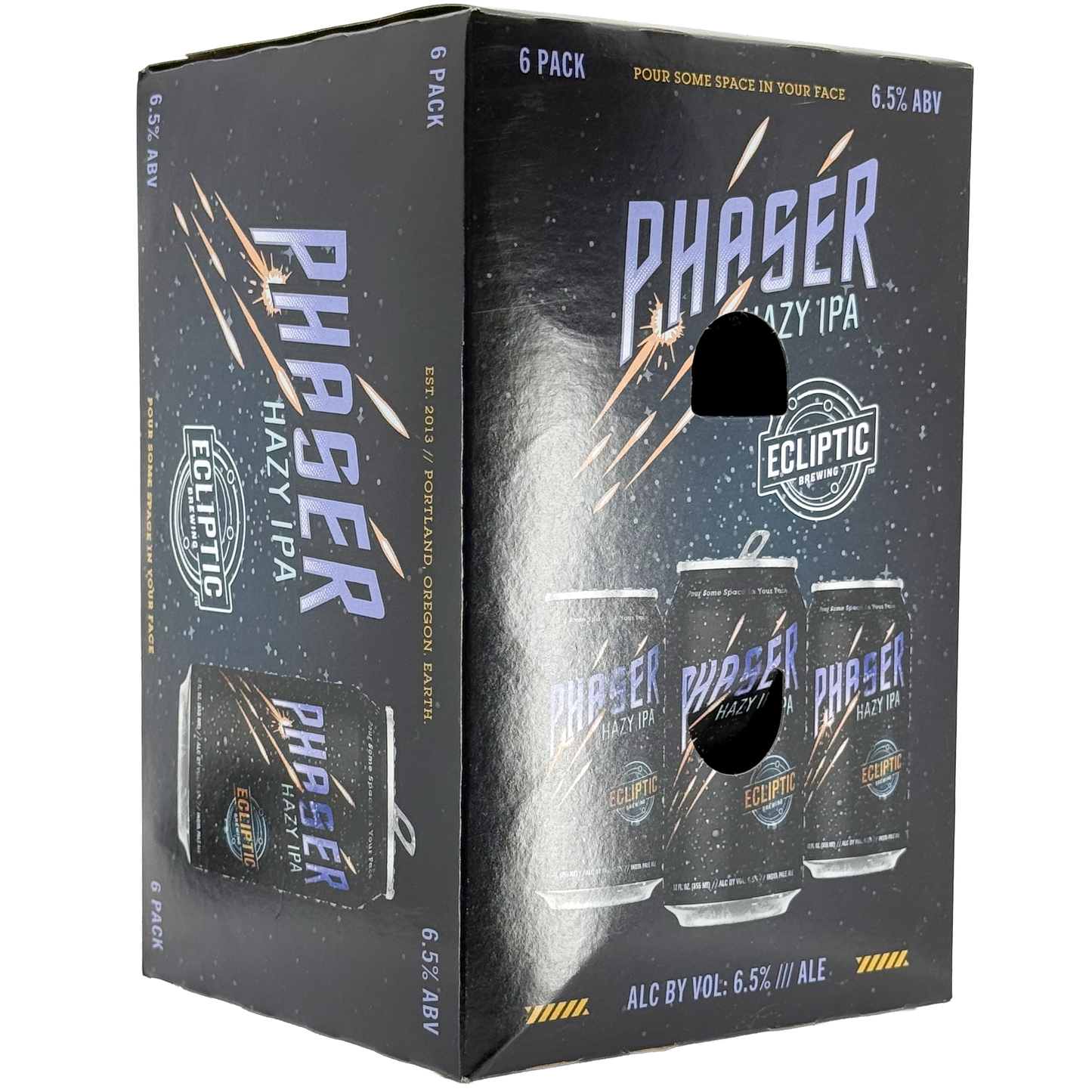 Ecliptic Brewing 'Phaser' Hazy IPA Beer, Oregon