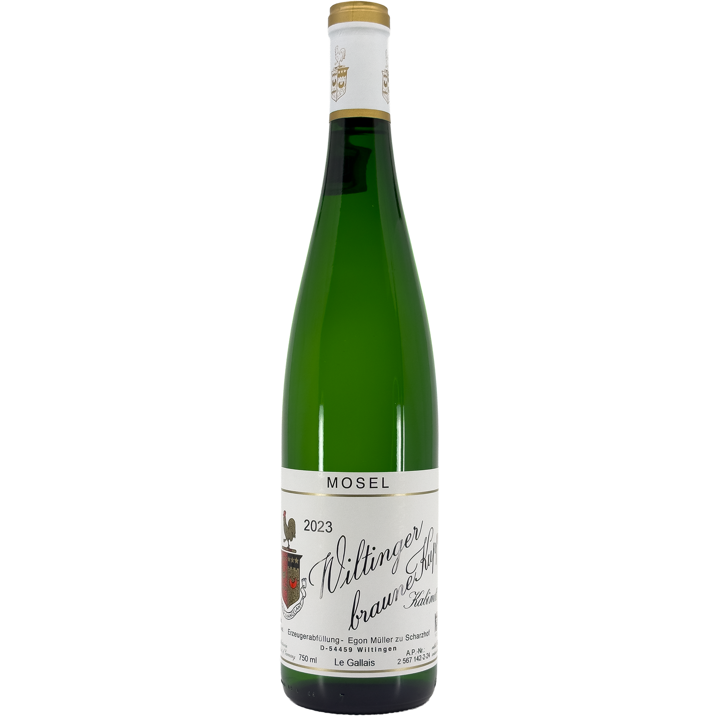 Egon Muller 'Le Gallais' Wiltinger Braune Kupp Riesling Kabinett, Mosel, Germany