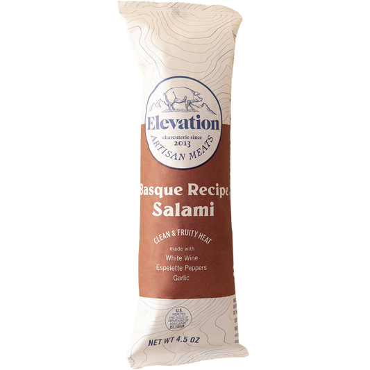Elevation Meats Basque Recipe Salami, Colorado