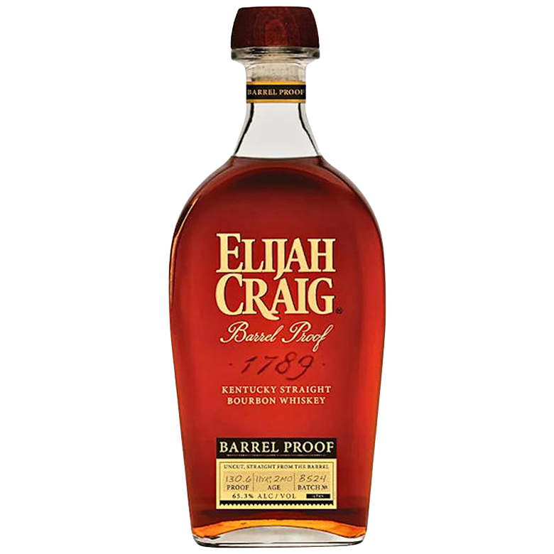 Elijah Craig 12 Year Old Single Barrel 130.6 Proof Bourbon Whiskey, Kentucky