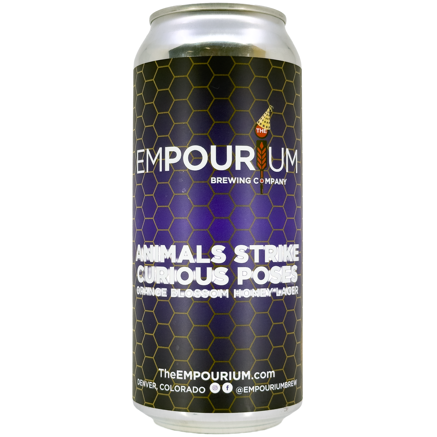 Empourium Brewing 'Animals Strike Curious Poses' Orange Blossom Honey Lager, Colorado