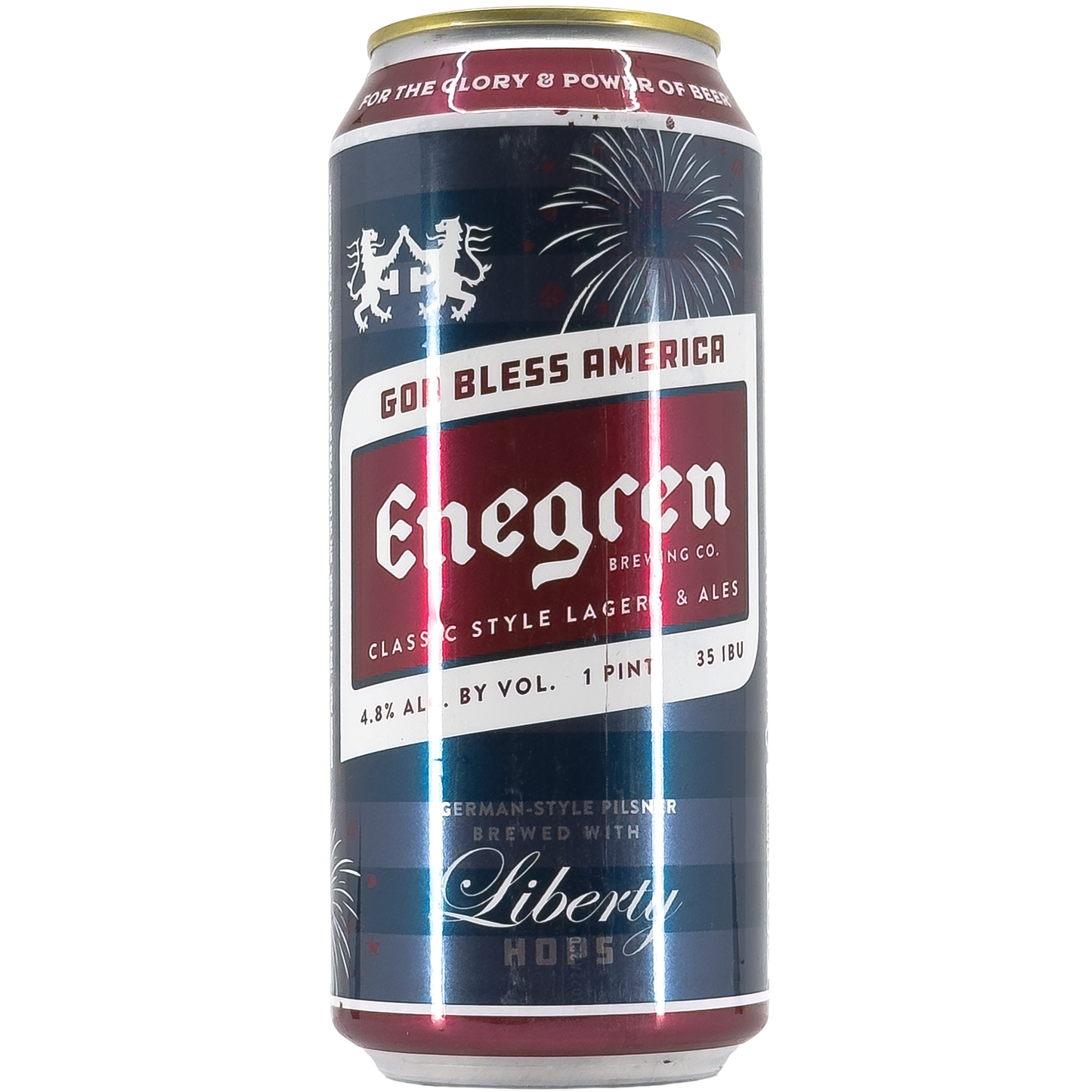 Enegren Brewing Co. 'Liberty Hops' Rotating Hop Pilsner Beer, California