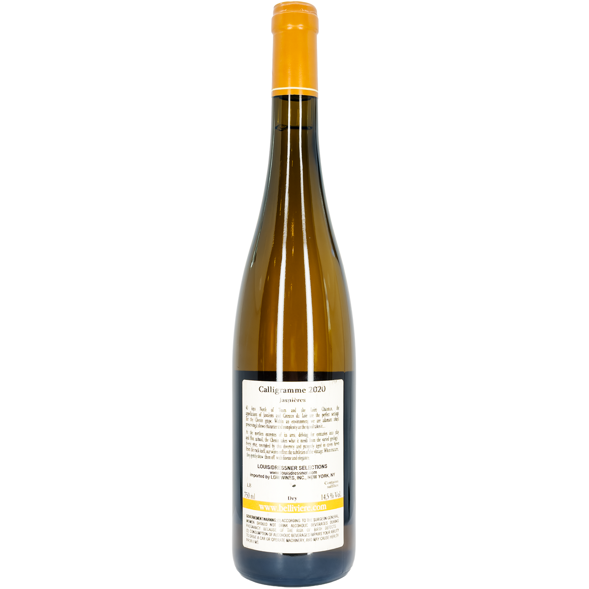 Eric Nicolas Domaine de Belliviere 'Calligramme' Jasnieres, Loire, France