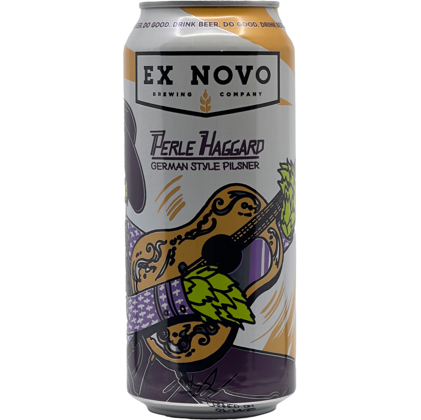 Ex Novo Brewing Company 'Perle Haggard' German Style Pilsner Beer, Oregon, USA