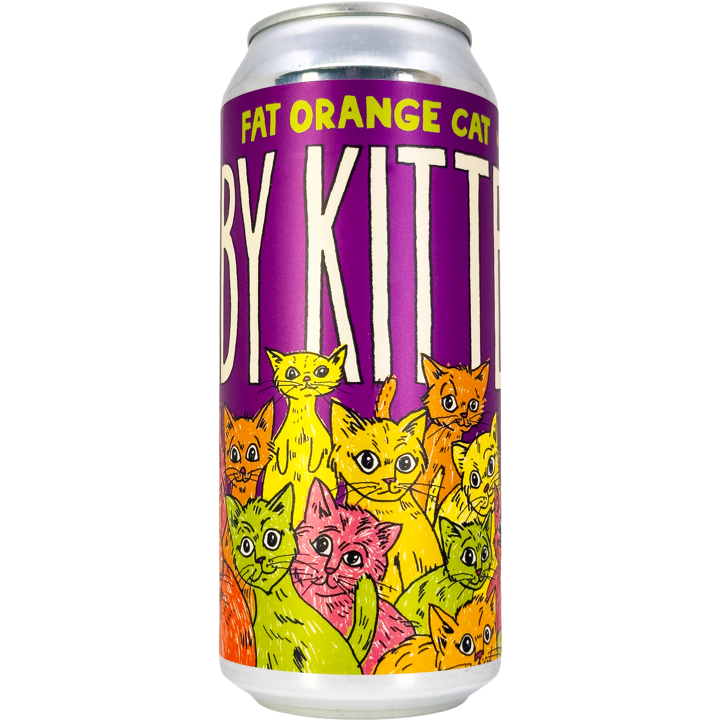 Fat Orange Cat Brewing 'Baby Kittens' Simcoe Hops IPA Beer, Connecticut