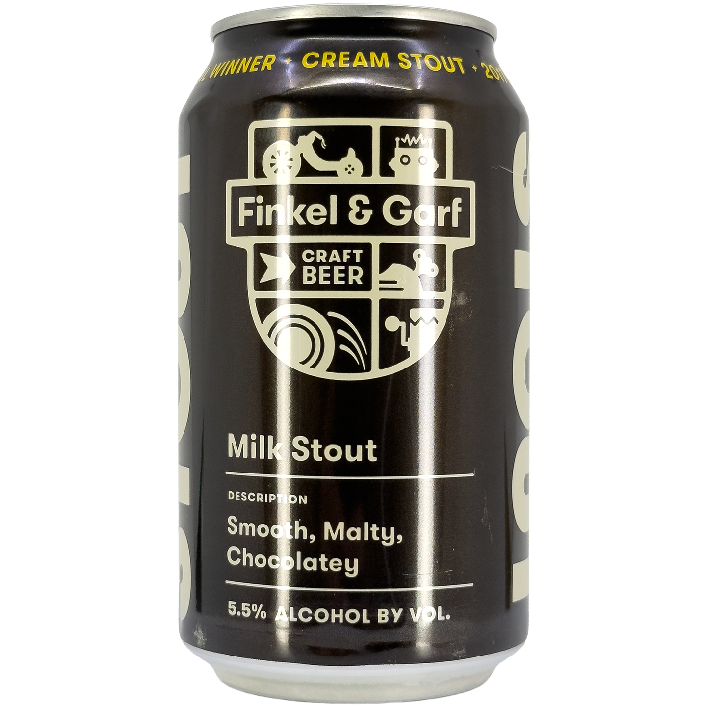 Finkel & Garf Brewing Co Oatmeal Milk Stout Beer, Colorado