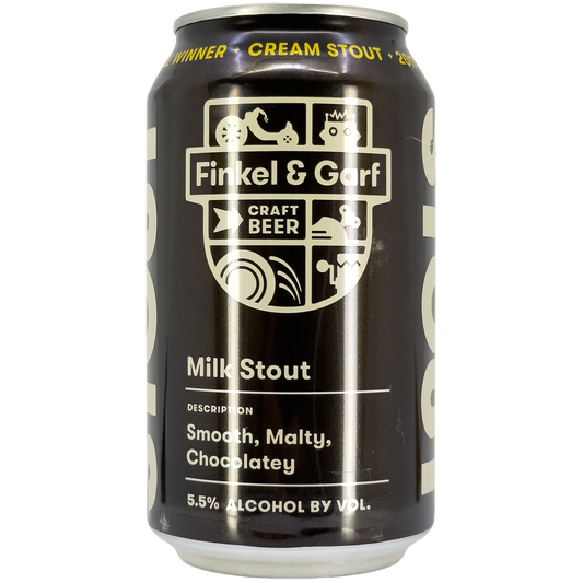 Finkel & Garf Brewing Co Oatmeal Milk Stout Beer, Colorado