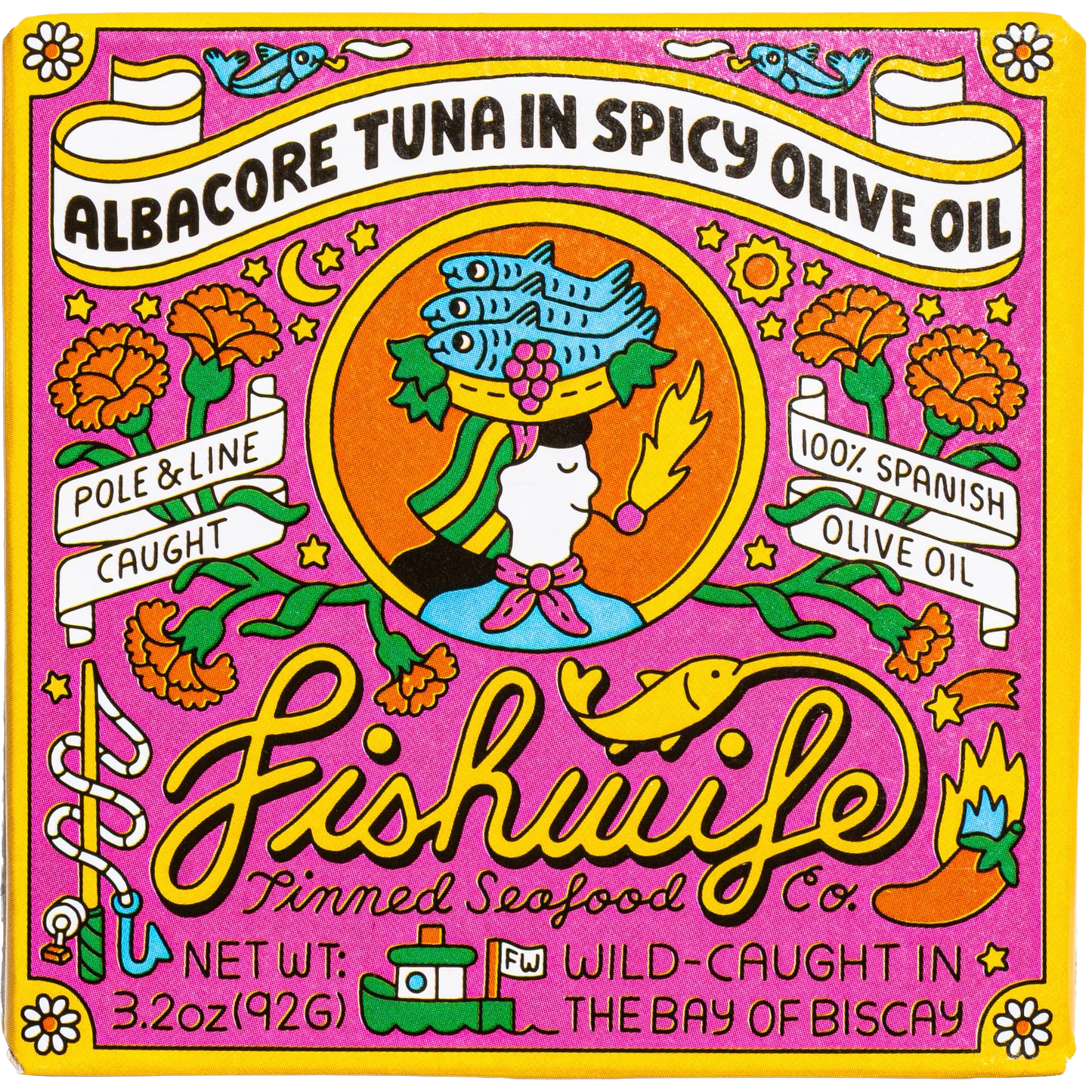 Fishwife Albacore Tuna in Spicy Olive Oil, Spain