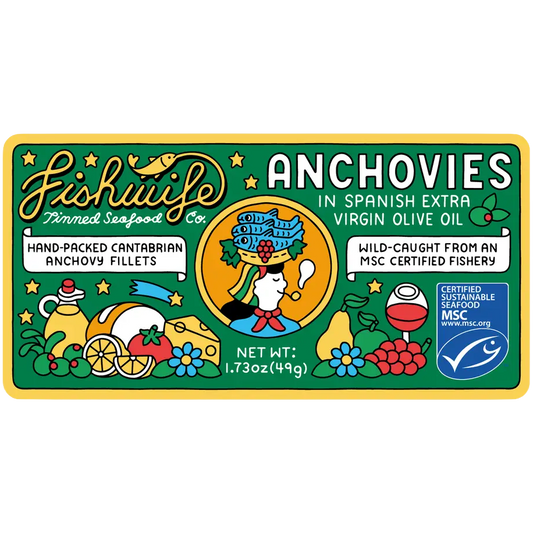 Fishwife Cantabrian Anchovies in Extra Virgin Olive Oil, Spain