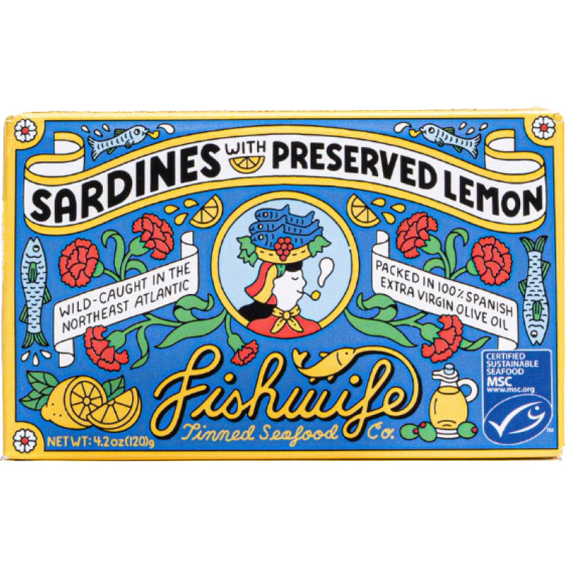 Fishwife Sardines with Preserved Lemon, Spain