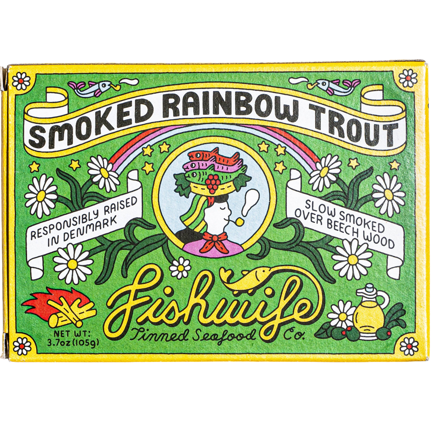 Fishwife Smoked Rainbow Trout, Denmark