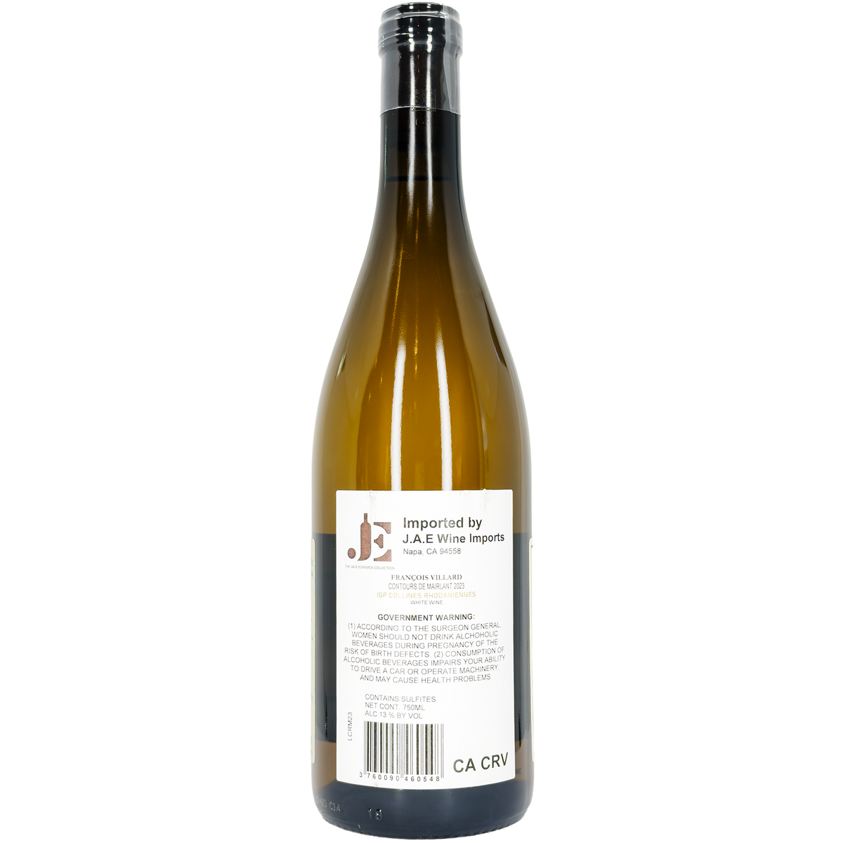 Francois Villard 'Les Contours de Mairlant' Marsanne - Roussanne, Rhone, Vin de France, France