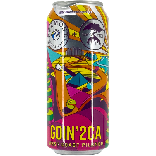 Fremont Brewing  X Smog City 'Goin 2CA' West Coast Pilsner, Washington
