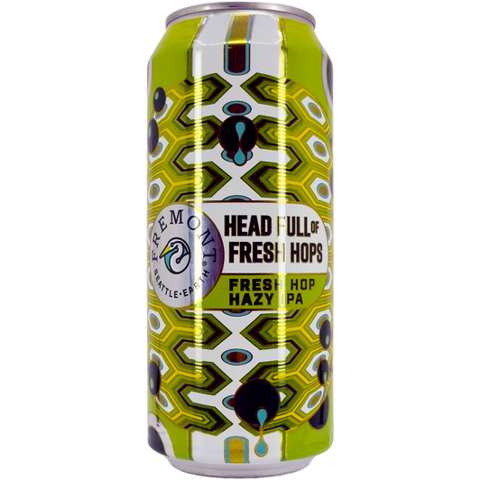 Fremont Brewing 'Head Full Of Fresh Hops' Hazy IPA Beer, Washington