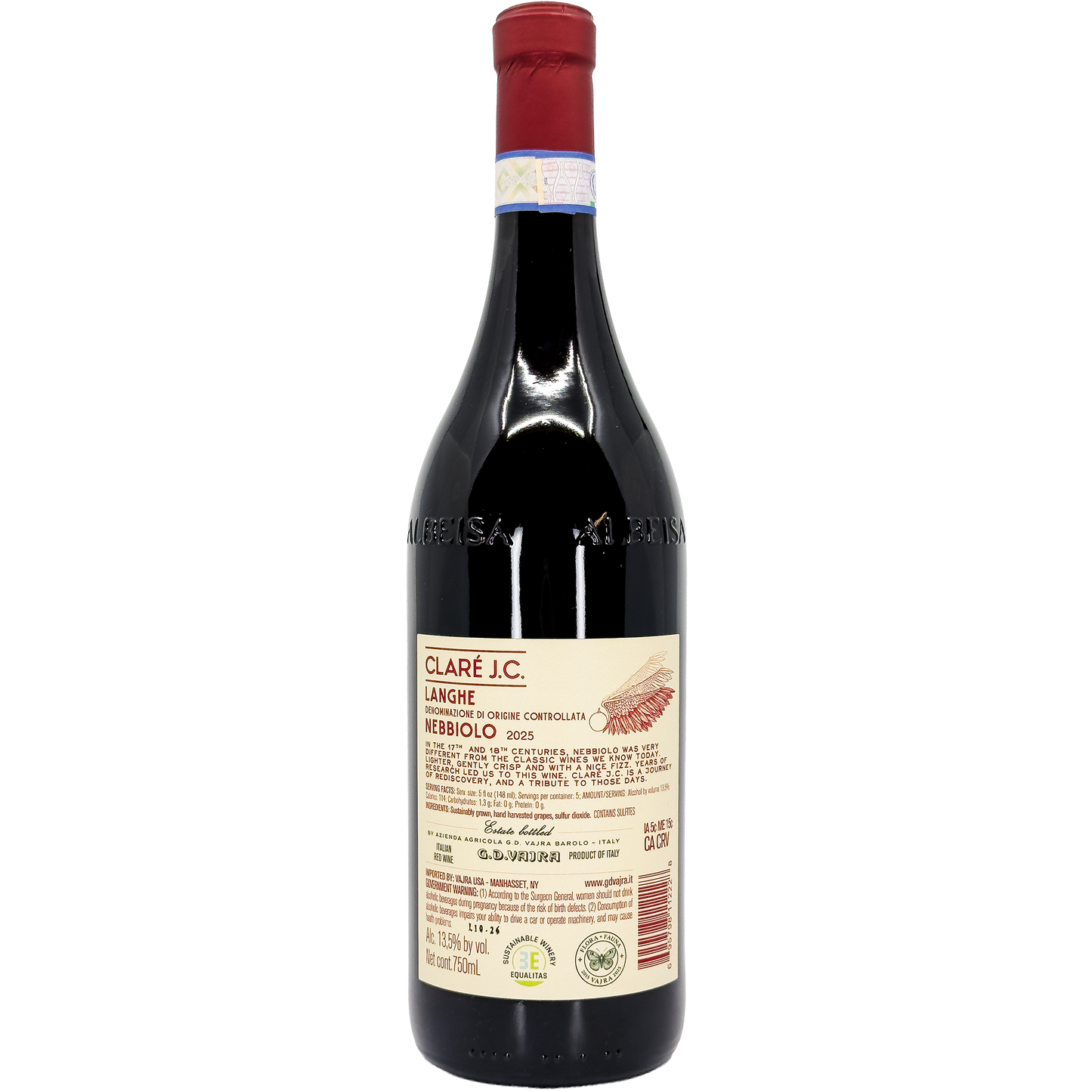 G.D. Vajra 'Clare J.C.' Langhe Nebbiolo, Piedmont, Italy