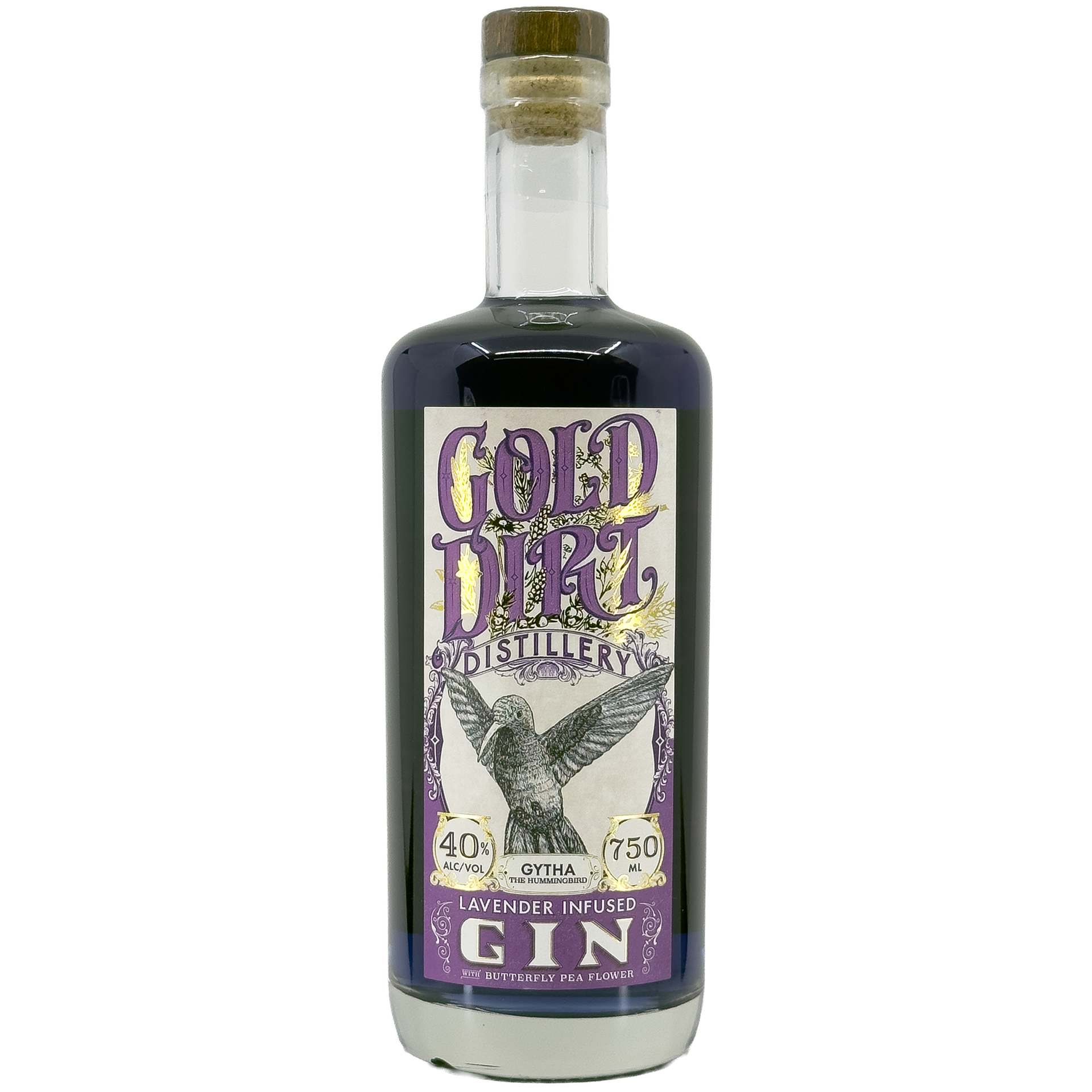 トップス malpoo-gin Gold Dirt Distillery Lavender Infused Gin, Colorado – Wine Dispensary