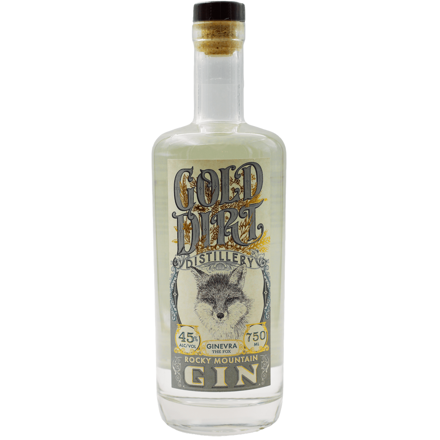 Gold Dirt Distillery 'Ginevra The Fox' Rocky Mountain Gin, Colorado