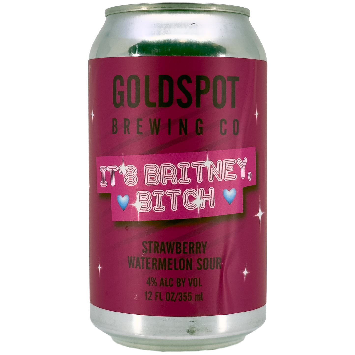 Goldspot Brewery 'It's Britney B*tch!' Fruited Sour Ale Beer, Colorado