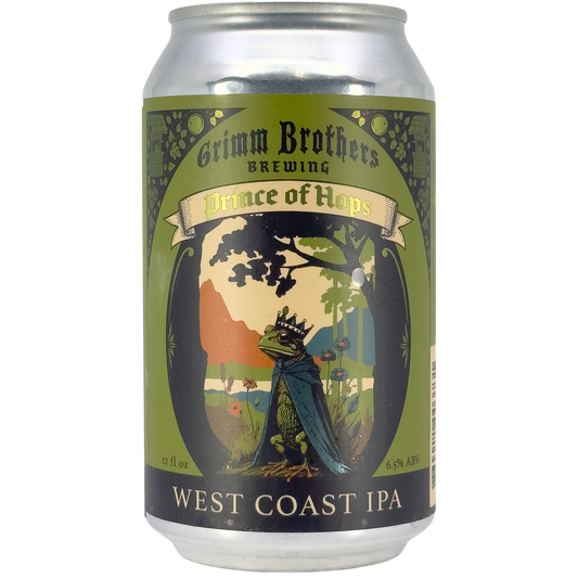 Grimm Brothers Brewhouse 'Prince Of Hops' West Coast IPA Beer, Colorado, USA