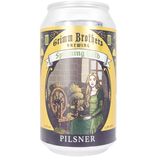 Grimm Brothers Brewing 'Spinning Gold' Pilsner Beer, Colorado