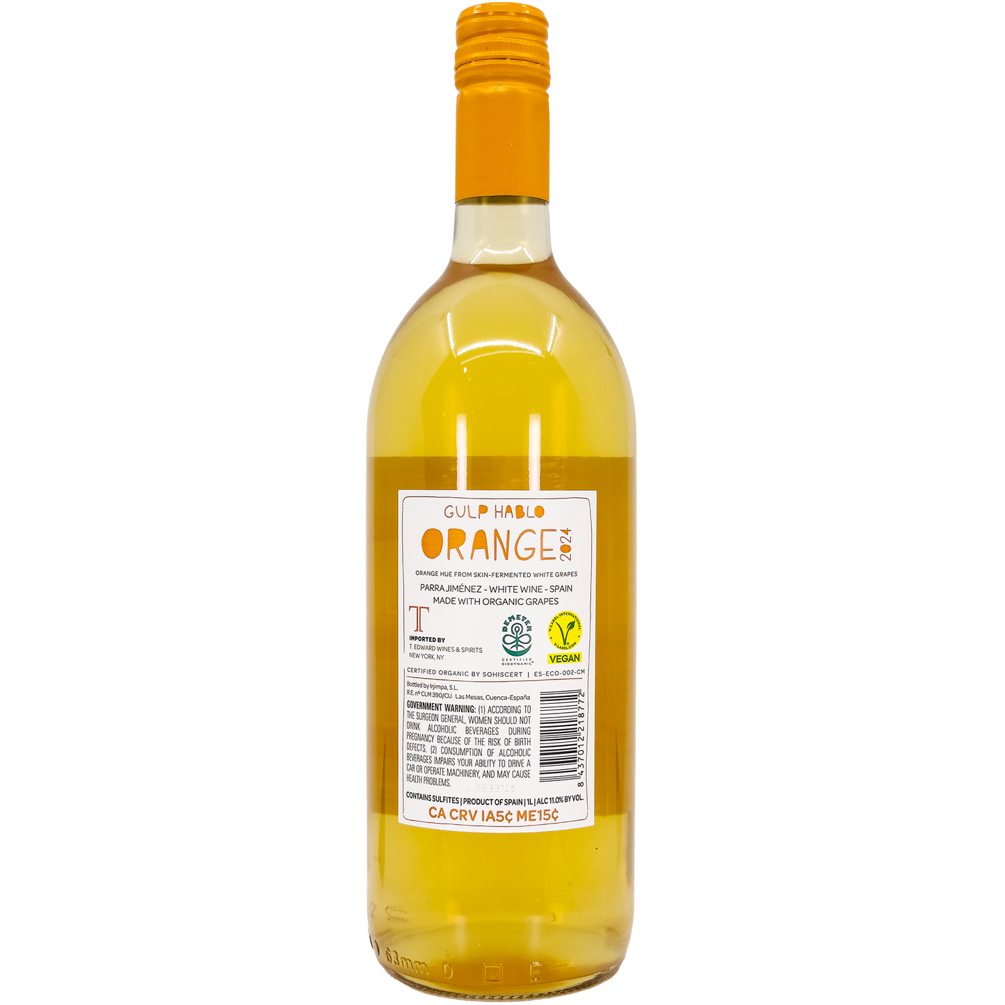 Gulp Hablo Orange Verdejo - Sauvignon Blanc, Castilla La Mancha, Spain