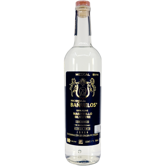 Hacienda de Banuelos 'Masparillo Silvestre' Mezcal Joven, Zacatecas, Mexico